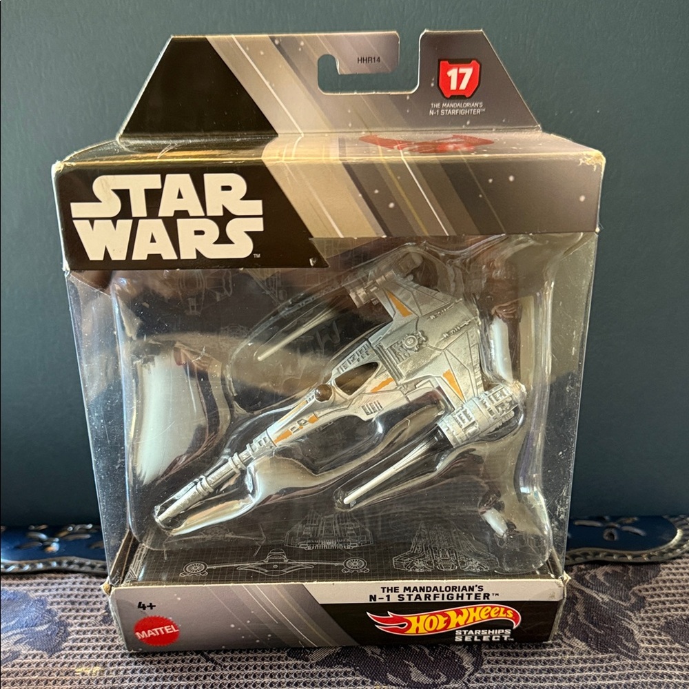 Hot Wheels Star Wars N-1 Starfighter Toy - Silver